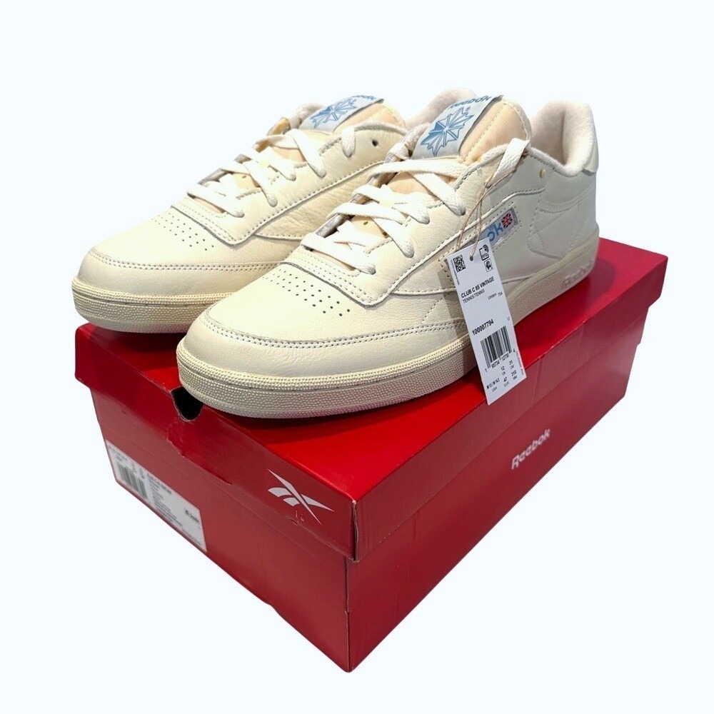 Reebok Club C 85 Vintage Tennis Sneakers Men's 13 White Retro Streetwear NIB